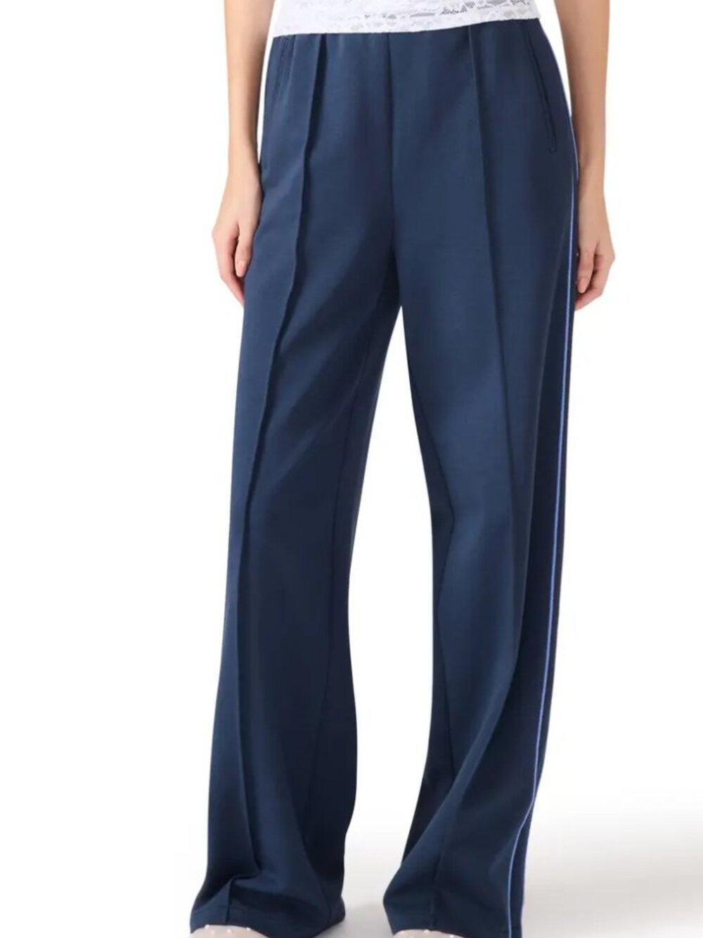 Steve Madden Black Wide-Leg Dress Pants